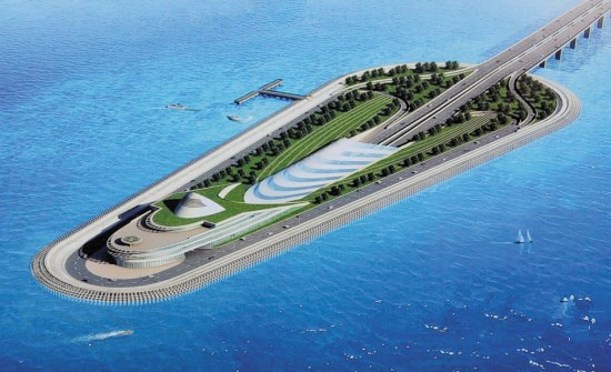 港珠澳大桥人工岛